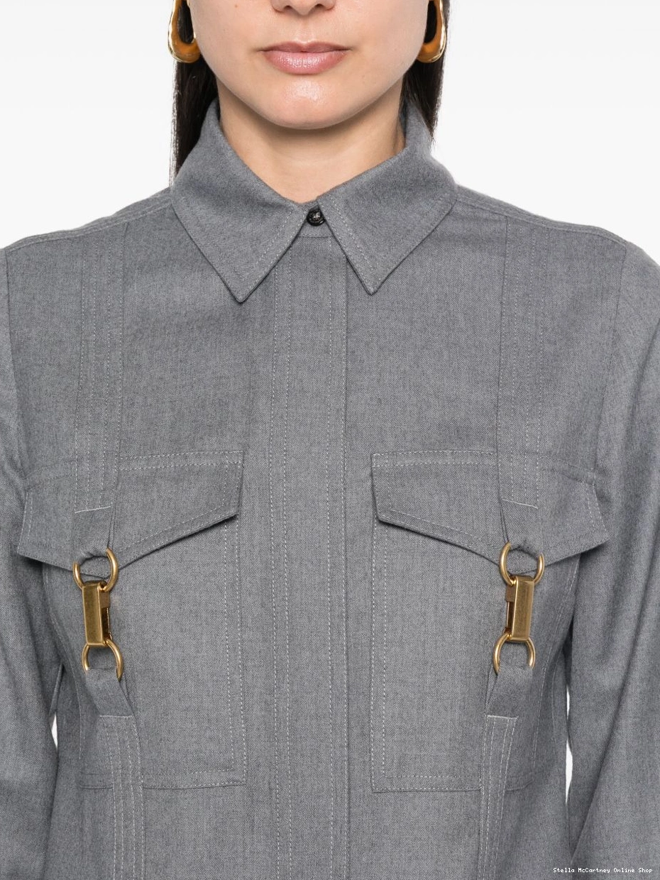 Cheap shirt Stella McCartney clasp-embellished Women wool 0818